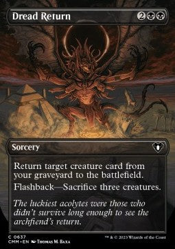 Dread Return⁣ - Commander Masters: Extras⁣ (Common)⁣ [637]