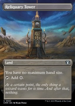 Reliquary Tower⁣ - Commander Masters: Extras⁣ (Uncommon)⁣ [663]