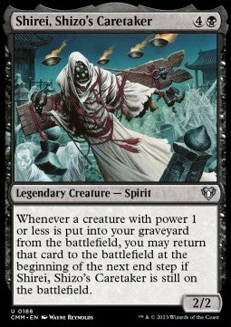 Shirei, Shizo's Caretaker⁣ - Commander Masters⁣ (Uncommon)⁣ [186]