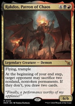 Rakdos, Patron of Chaos⁣ - Murders at Karlov Manor⁣ (Mythic)⁣ [224]