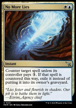 No More Lies⁣ - Murders at Karlov Manor⁣ (Uncommon)⁣ [221]