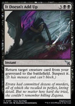 It Doesn't Add Up⁣ - Murders at Karlov Manor⁣ (Uncommon)⁣ [89]