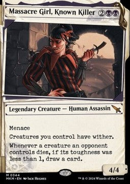 Massacre Girl, Known Killer (V.1)⁣ - Murders at Karlov Manor: Extras⁣ (Mythic)⁣ [344]