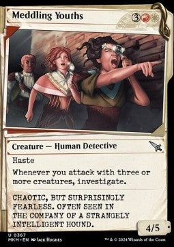 Meddling Youths⁣ - Murders at Karlov Manor: Extras⁣ (Uncommon)⁣ [367]