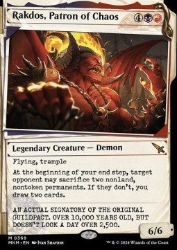 Rakdos, Patron of Chaos (V.2)⁣ - Murders at Karlov Manor: Extras⁣ (Mythic)⁣ [369]
