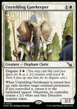 Unyielding Gatekeeper⁣ - Murders at Karlov Manor⁣ (Rare)⁣ [35]