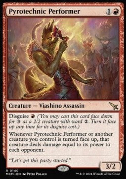 Pyrotechnic Performer⁣ - Murders at Karlov Manor⁣ (Rare)⁣ [140]