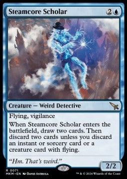 Steamcore Scholar⁣ - Murders at Karlov Manor⁣ (Rare)⁣ [71]