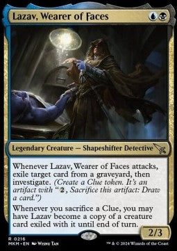 Lazav, Wearer of Faces⁣ - Murders at Karlov Manor⁣ (Rare)⁣ [216]