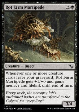 Rot Farm Mortipede⁣ - Murders at Karlov Manor⁣ (Common)⁣ [102]