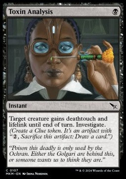 Toxin Analysis⁣ - Murders at Karlov Manor⁣ (Common)⁣ [107]