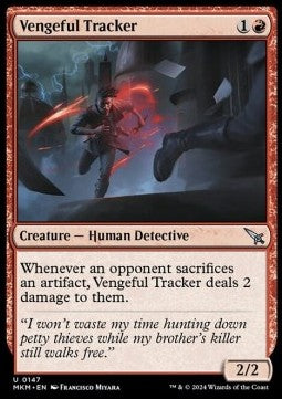 Vengeful Tracker⁣ - Murders at Karlov Manor⁣ (Uncommon)⁣ [147]