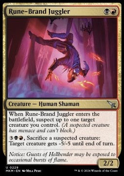Rune-Brand Juggler⁣ - Murders at Karlov Manor⁣ (Uncommon)⁣ [229]