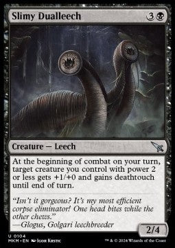 Slimy Dualleech⁣ - Murders at Karlov Manor⁣ (Uncommon)⁣ [104]