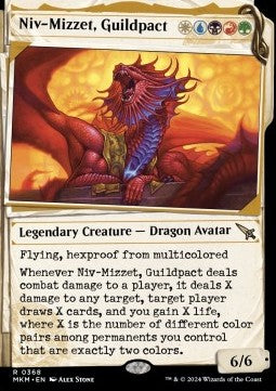 Niv-Mizzet, Guildpact (V.2)⁣ - Murders at Karlov Manor: Extras⁣ (Rare)⁣ [368]