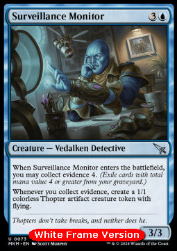 Surveillance Monitor (V.1)⁣ - Murders at Karlov Manor⁣ (Uncommon)⁣ [73]