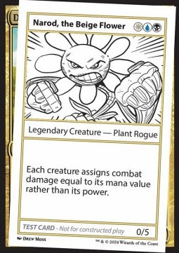 Narod, the Beige Flower - Mystery Booster 2: Playtest Cards (Special)