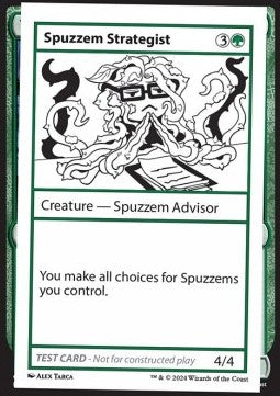 Spuzzem Strategist - Mystery Booster 2: Playtest Cards (Special)