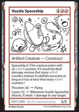 Vuzzle Spaceship - Mystery Booster 2: Playtest Cards (Special)