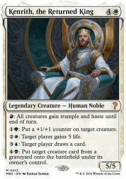 Kenrith, the Returned King - Mystery Booster 2 (Mythic) [MB2-13]