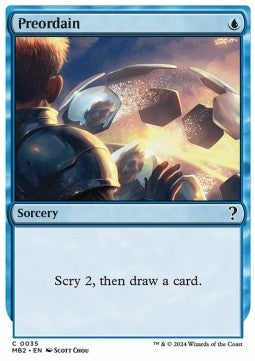 Preordain - Mystery Booster 2 (Common) [MB2-35]