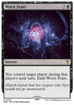 Worst Fears - Mystery Booster 2 (Mythic) [MB2-52]
