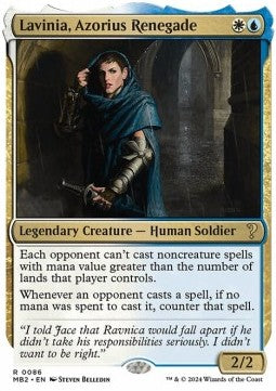 Lavinia, Azorius Renegade - Mystery Booster 2 (Rare) [MB2-86]