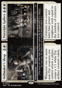 Dollmaker's Shop // Porcelain Gallery⁣ - Duskmourn: House of Horror⁣ (Mythic)⁣ [4]