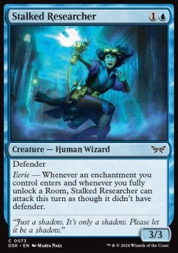 Stalked Researcher⁣ - Duskmourn: House of Horror⁣ (Common)⁣ [73]