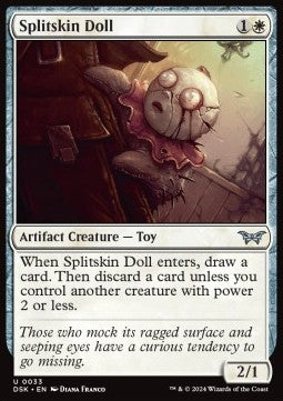 Splitskin Doll⁣ - Duskmourn: House of Horror⁣ (Uncommon)⁣ [33]