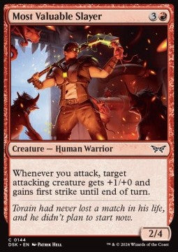 Most Valuable Slayer⁣ - Duskmourn: House of Horror⁣ (Common)⁣ [144]