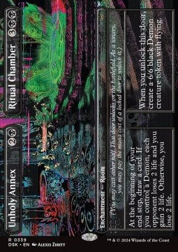 Unholy Annex // Ritual Chamber⁣ - Duskmourn: House of Horror: Extras⁣ (Rare)⁣ [339]