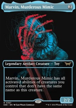 Marvin, Murderous Mimic⁣ - Duskmourn: House of Horror: Extras⁣ (Rare)⁣ [367]