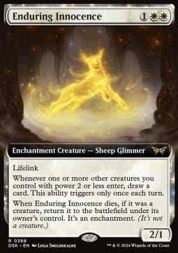 Enduring Innocence (V.1)⁣ - Duskmourn: House of Horror: Extras⁣ (Rare)⁣ [368]