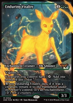 Enduring Vitality (V.2)⁣ - Duskmourn: House of Horror: Extras⁣ (Mythic)⁣ [394]