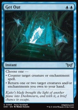 Get Out⁣ - Duskmourn: House of Horror⁣ (Uncommon)⁣ [60]