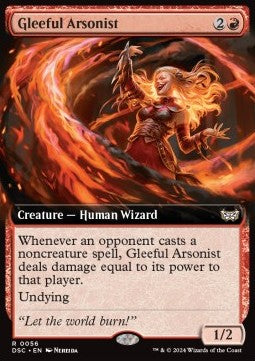 Gleeful Arsonist⁣ - Commander: Duskmourn: House of Horror: Extras⁣ (Rare)⁣ [56]