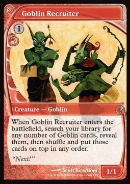 Goblin Recruiter - Mystery Booster 2 (Uncommon) [MB2-193]