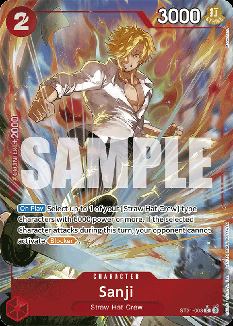 Sanji (ST21-003) (V.2) - Starter Deck: EX Gear 5 (Alternate Art) [ST-21-003]