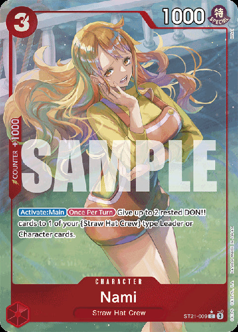 Nami (ST21-009) (V.2)⁣ - Starter Deck: EX Gear 5⁣ (Alternate Art)⁣ [009]