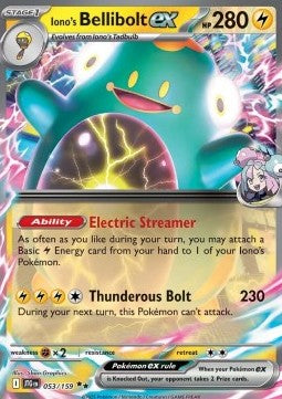 Iono's Bellibolt ex⁣ - Journey Together⁣ (Double Rare)⁣ [053]