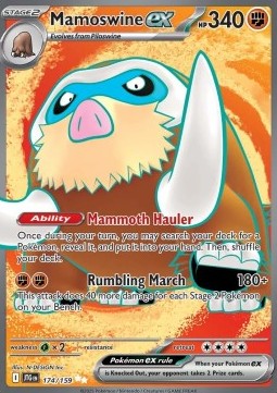 Mamoswine ex⁣ - Journey Together⁣ (Ultra Rare)⁣ [174]