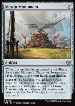 Mardu Monument⁣ - Tarkir: Dragonstorm⁣ (Uncommon)⁣ [245]