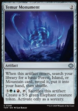 Temur Monument⁣ - Tarkir: Dragonstorm⁣ (Uncommon)⁣ [248]