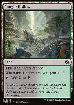 Jungle Hollow⁣ - Tarkir: Dragonstorm⁣ (Common)⁣ [258]