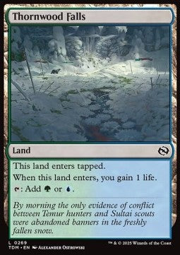 Thornwood Falls⁣ - Tarkir: Dragonstorm⁣ (Common)⁣ [269]