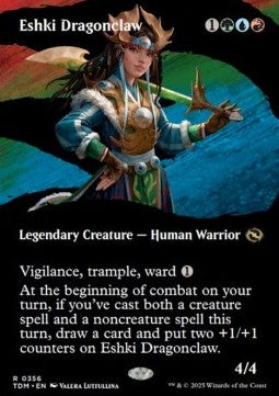Eshki Dragonclaw⁣ - Tarkir: Dragonstorm: Extras⁣ (Rare)⁣ [356]