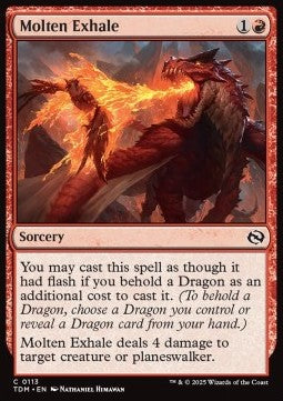 Molten Exhale⁣ - Tarkir: Dragonstorm⁣ (Common)⁣ [113]