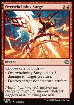 Overwhelming Surge⁣ - Tarkir: Dragonstorm⁣ (Uncommon)⁣ [115]