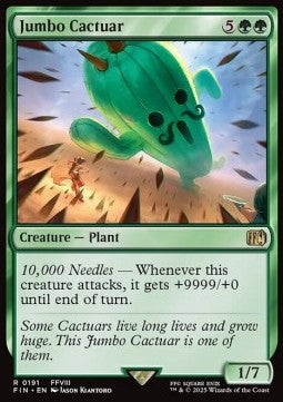 Jumbo Cactuar⁣ - Magic: The Gathering - FINAL FANTASY⁣ (Rare)⁣ [191]